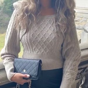 H&M ruffle sweater. Size x small.